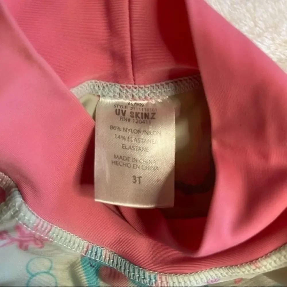 UV Skinz UPF 50+ Seahorse‎ Rashguard Sz 3T